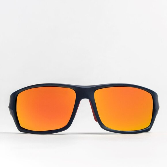 Orange Mirror Flash Polarized Sports Sunglasses - Picture 2 of 7